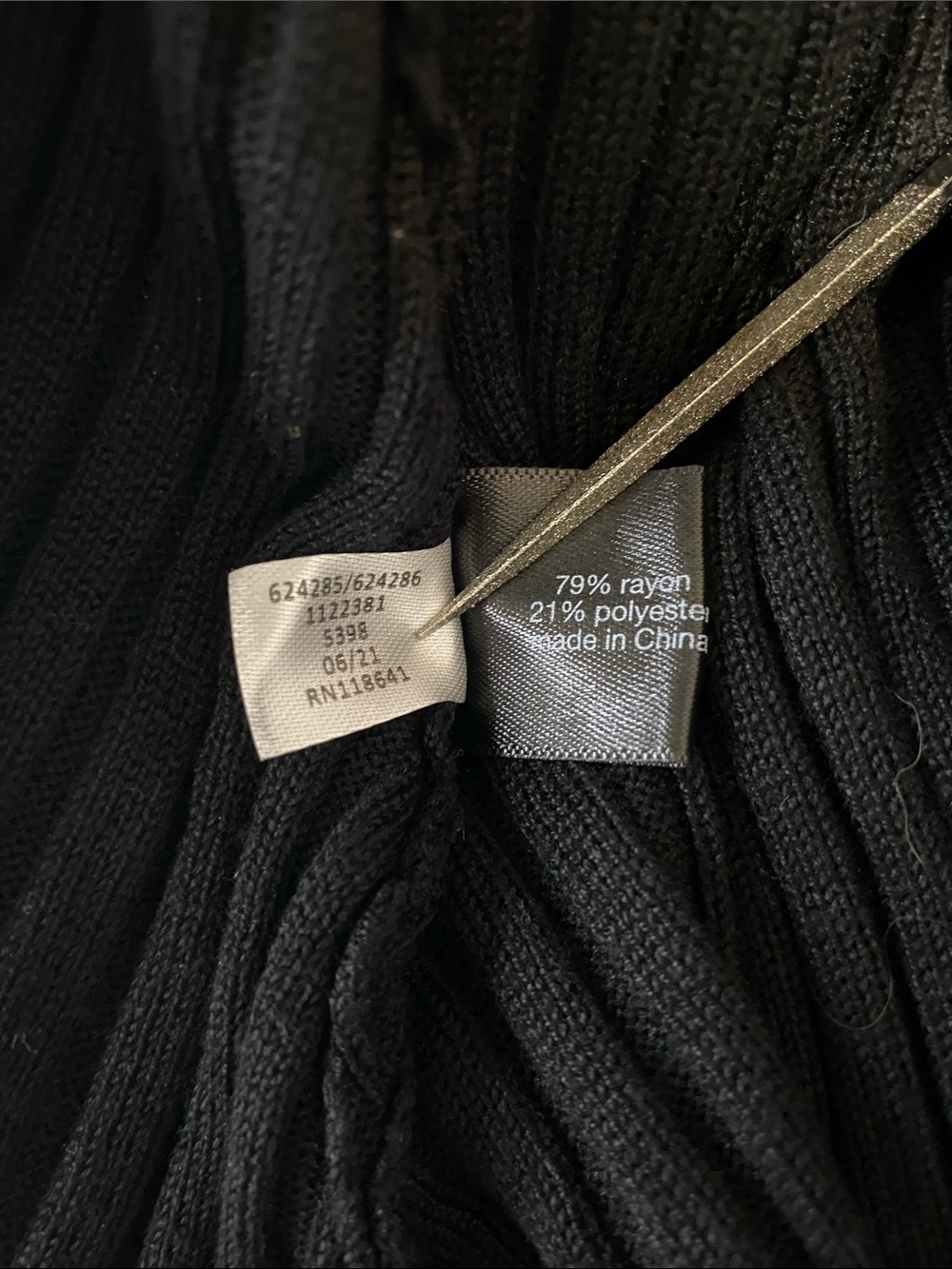 LANE BRYANT Tan/Black Colorblock Stretchy Ribbed Maxi—Mock Turtleneck—Sz 18/20 - Picture 4 of 15